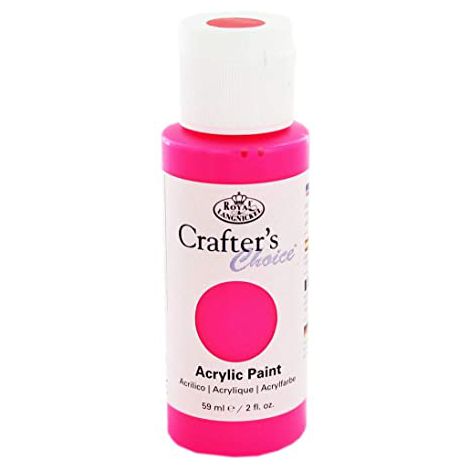 Farba akrylowa R&L Crafter's Choice 59ml, Różowa/Fluorescent Pink